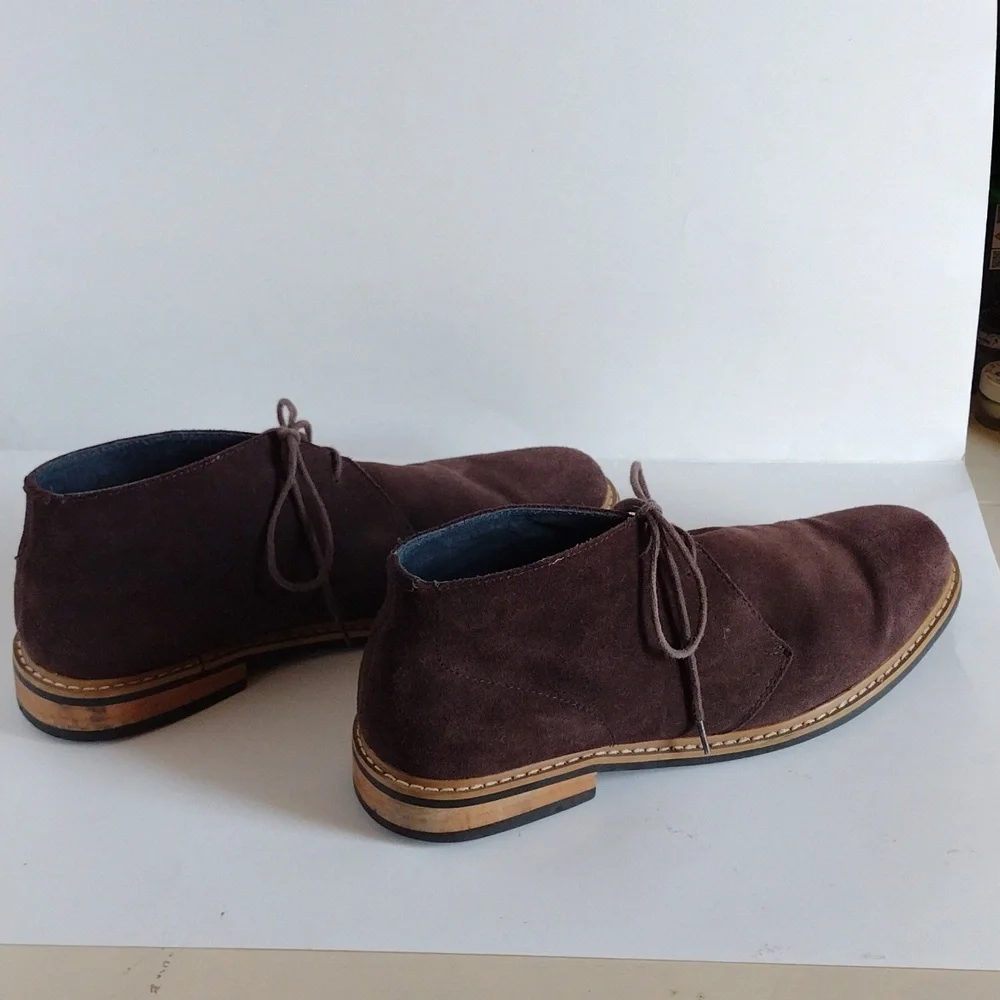 Joseph  Abboud Thomas Men's Brown Suede Chukka Boots 10.5